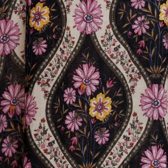 Agua Bendita Aguja Daphne Cutout Floral Maxi Dress Medium - Picture 7 of 9